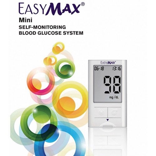 Máy đo đường huyết, máy thử đường mini Taiwan EasyMax, cho kết quả nhanh chính xác