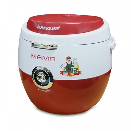 Nồi cơm điện nắp gài SunHouse MaMa SHD8661-1,8L(màu đỏ, cam, hồng)