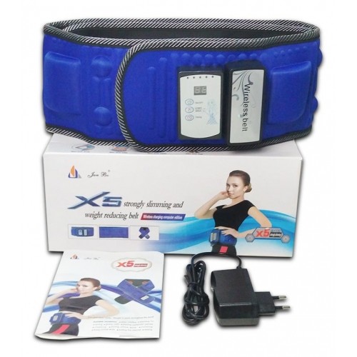 Đai massage bụng X5 pin sạc hồng ngoại