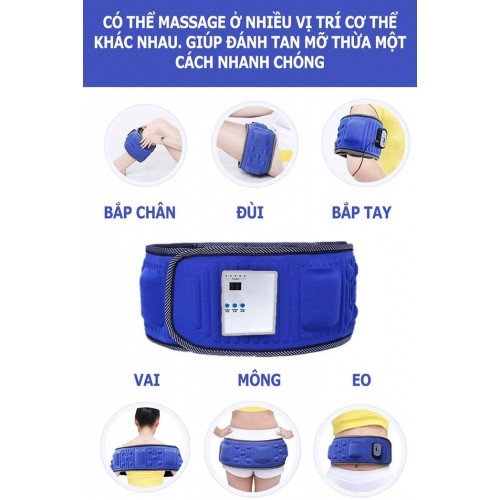 Đai massage bụng x5 pin sạc