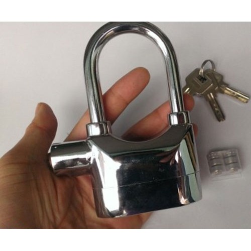 Ổ khóa chống trộm chuông báo đa năng KinBar 110dba/ bạc