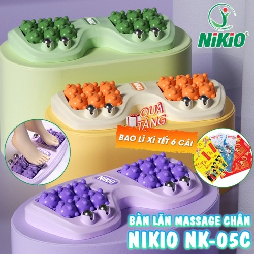 Bàn lăn massage chân nhựa Nikio NK-05C - Hàng cao cấp