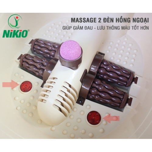 Bồn ngâm chân kết hợp massage Nikio NK-192