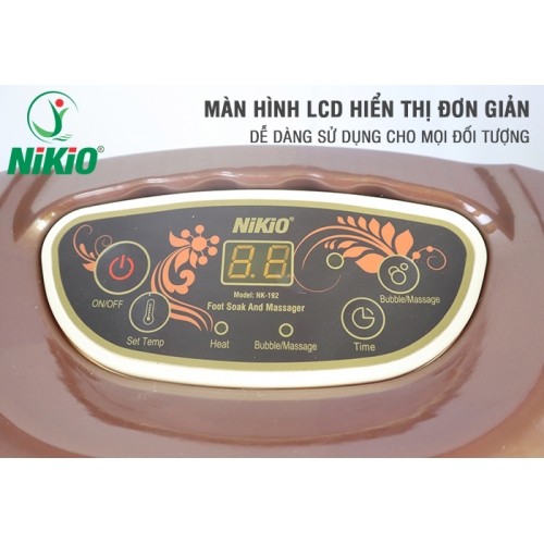 Bồn ngâm chân đa năng Nikio NK-192