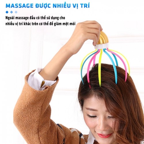 Cây massage đầu bạch tuộc 9 chân sử dụng nhiều vị trí B15