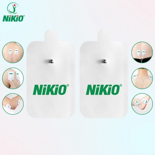 Combo 2 miếng dán xung điện Nikio sử dụng cho máy massage xung điện NK-100, NK-101, NK-102, NK-103, NK-105