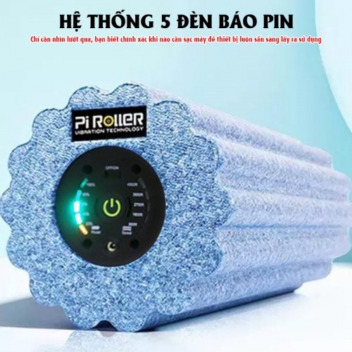 Con lăn massage Booster Pi Roller Pro 5 đèn báo pin