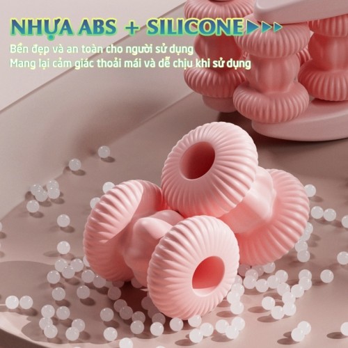 Con lăn massage ngón tay chất liệu ABS và silicone Nikio NK-02C