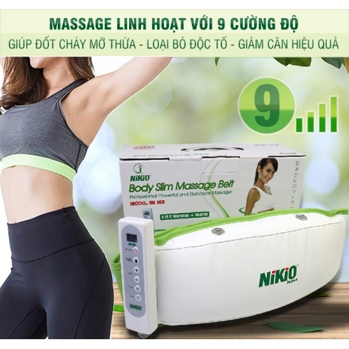 Máy massage giảm mỡ bụng Nikio NK-168-3