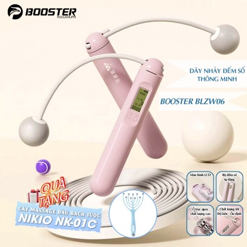 Dây nhảy đếm số vòng Booster Boluojun BLZW06 - 2in1 (Có dây nhảy và bóng nhảy không dây)