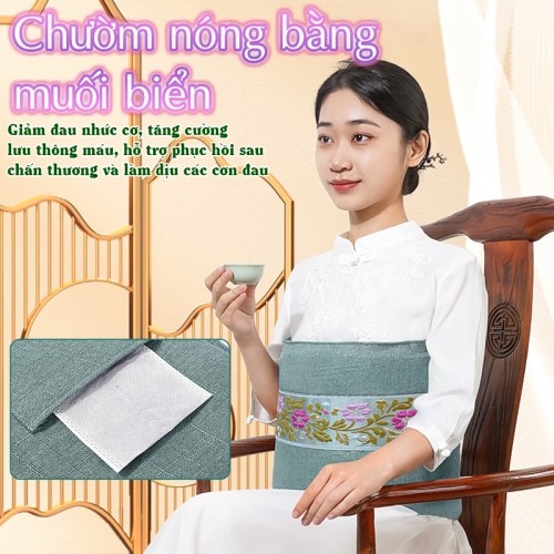 Đệm nhiệt nóng toàn thân chườm nóng muối Nikio NK-202