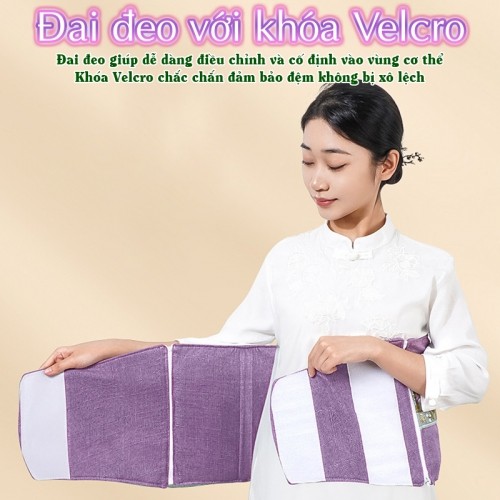 Túi chườm nóng muối biển Nikio NK-202 khóa dán velcro
