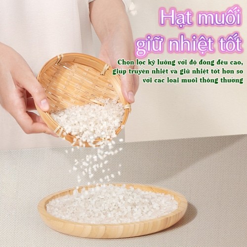 Túi chườm nóng muối biển Nikio NK-202 muối giữ nhiệt