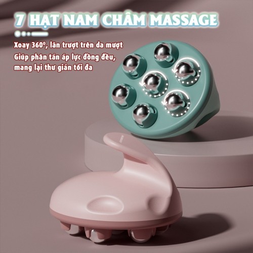 Dụng cụ massage cầm tay 7 hạt massage Nikio NK-07C