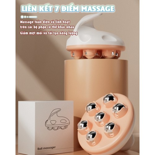 Dụng cụ massage cầm tay liên kết 7 điểm massage Nikio NK-07C