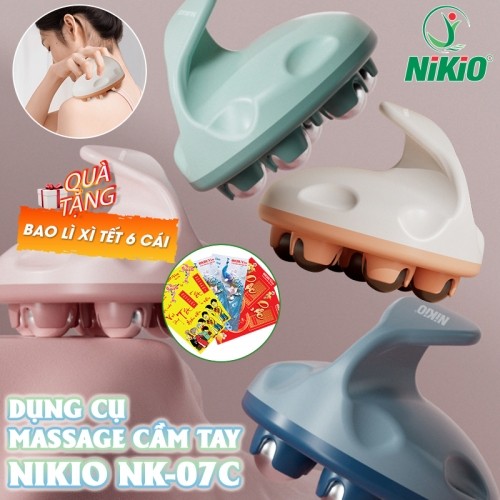 Dụng cụ massage cầm tay Nikio NK-07C đa năng