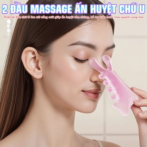 Dụng cụ massage chải cơ, ấn huyệt đa năng ấm huyệt chữ U Nikio NK-03C3