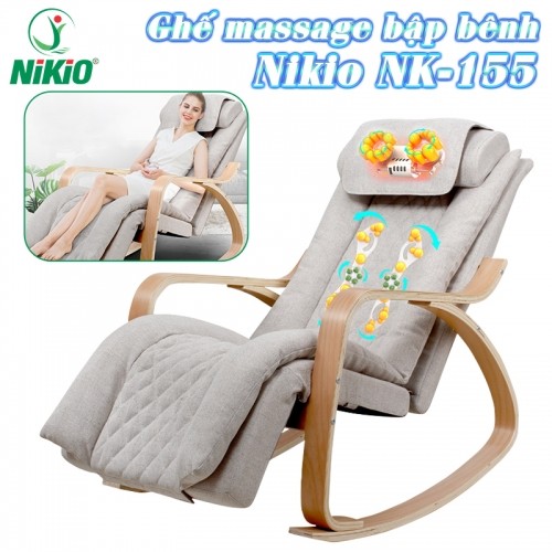 Ghế massage toàn thân bập bênh thư giãn Nikio NK-155