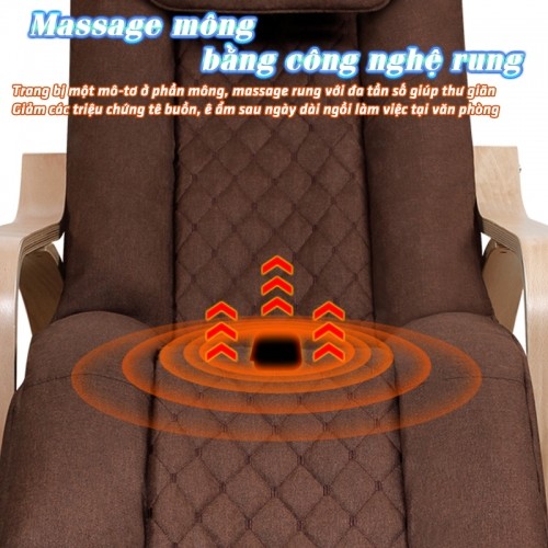 Ghế massage bập bênh massage mông Nikio NK-155