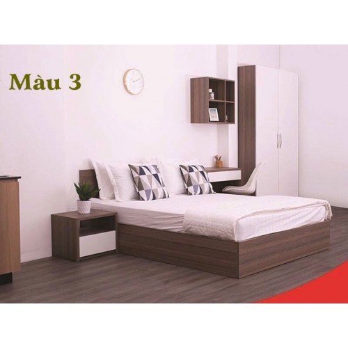 Giường ngủ gỗ MDF chống ẩm 1m8 x 2m 