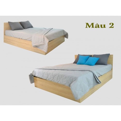 Giường ngủ đơn gỗ công nghiệp MDF 1m6 x 2m