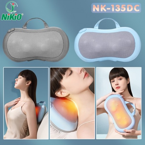 Gối massage hồng ngoại đa năng cao cấp Nikio NK-135