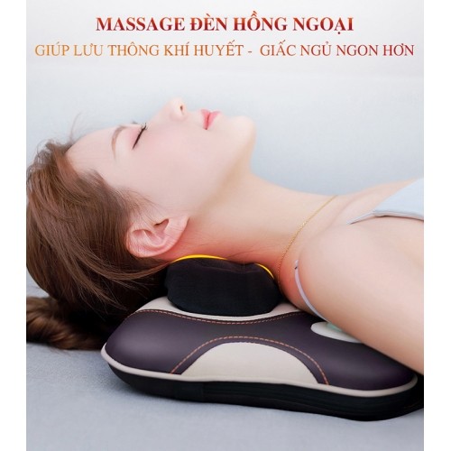 Gối massage cổ vai gáy Nikio NK-136DC-05