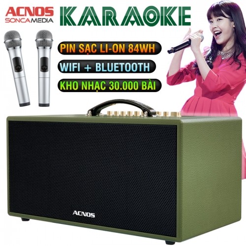 Loa karaoke xách tay ACNOS CS445