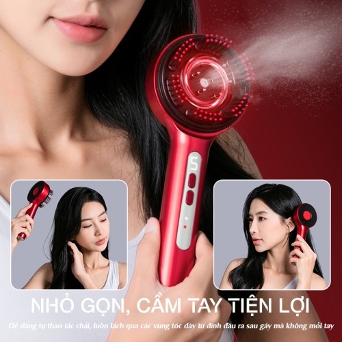 Lược massage đầu Nikio NK-112 nhỏ gọn