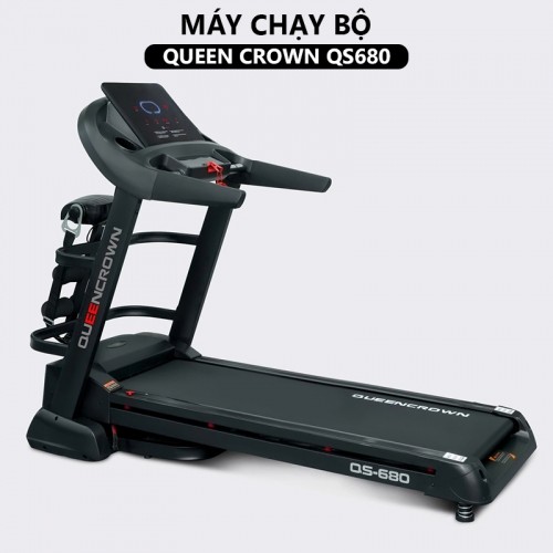 Máy chạy bộ cao cấp Queen Crown QS 680 - 3in1, tốc độ 20km/h