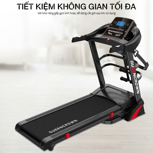 Máy chạy bộ tiết kiệm không gian Queen Crown QS592