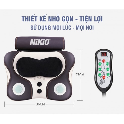 Máy massage lưng, cổ Nikio NK-136AC giá rẻ
