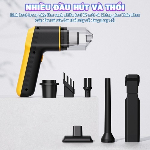 Máy hút bụi cầm tay nhiều đầu thổi hút Oley DB-S02A