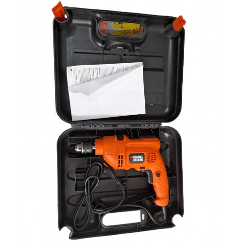 Bộ máy khoan cầm tay 37 chi tiết BLACK & DECKER KR504REKP20-B1 (màu cam)