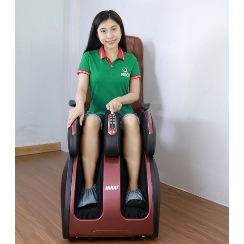 Máy massage bàn chân, bắp chân và đùi tùy chỉnh 0 đến 140 độ Nikio NK-289