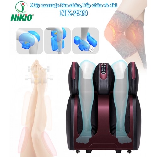 Máy massage bàn chân, bắp chân và đùi Nikio NK-289