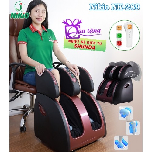 Máy massage chân 4D Nikio NK-289 - Mát xa lòng bàn chân, bắp chân và đùi