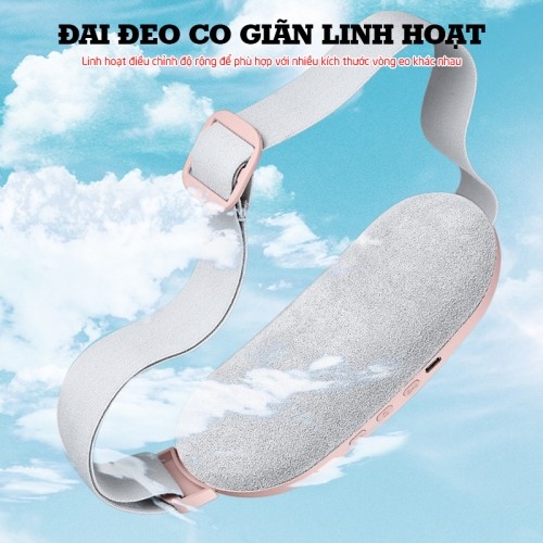 Máy massage bụng Nikio NK-162 đai đeo co giãn