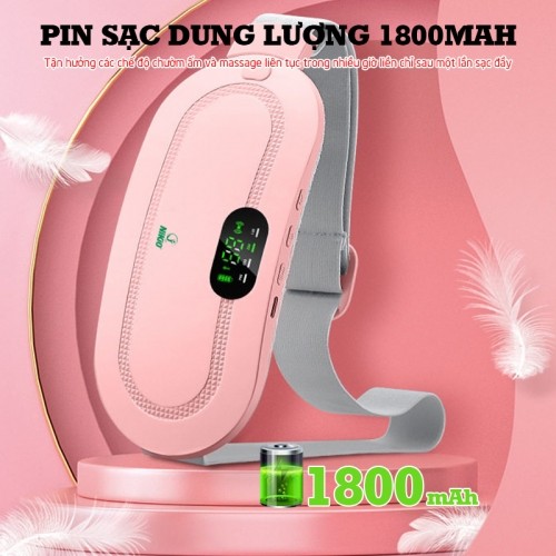 Máy massage bụng Nikio NK-162 pin sạc 1800 mAh