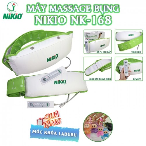 Máy Massage Giảm Mỡ Bụng Nikio NK-168 Rung và Nóng