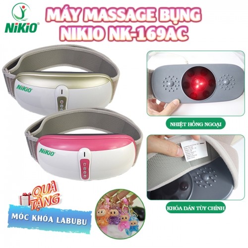 Đai massage bụng rung lắc Nikio NK-169AC Giúp Giảm Mỡ Thừa Có Nhiệt Hồng Ngoại