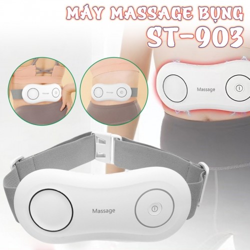 Máy Massage Bụng 3in1 ST-903 - Công Nghệ Xung Điện Kết Hợp Chườm Ấm Giảm Mỡ Bụng và Đau Bụng Kinh