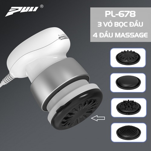 Máy massage giảm mỡ bụng cầm tay Puli PL-678 - 4 đầu