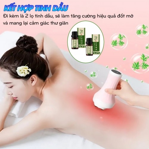 Máy massage bụng cầm tay tinh dầu DJ-309