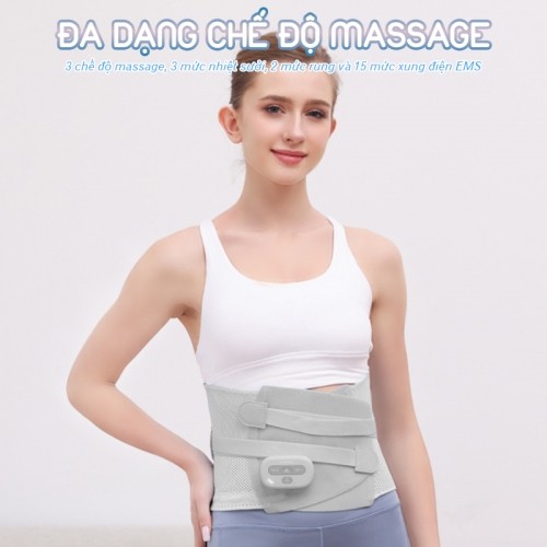 Máy massage lưng bụng đa dạng chế độ Booster ST-1208