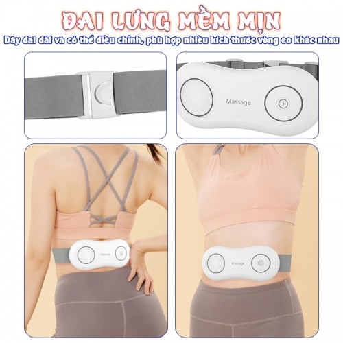 Máy massage bụng đai lưng mềm mịn Nikio ST-903
