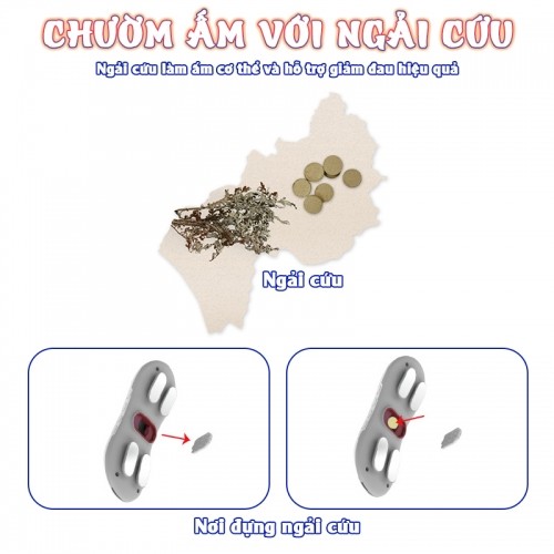 Máy massage bụng ngải cứu Nikio ST-903