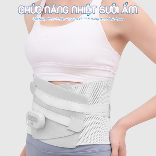 Máy massage lưng bụng nhiệt sưởi ấm Booster ST-1208