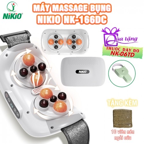 Máy Massage Bụng Nikio NK-166DC - Xoa Bóp Và Kết Hợp Nhiệt Nóng