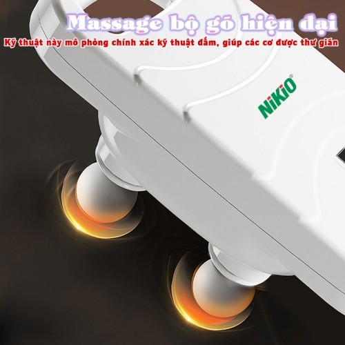 Máy massage cầm tay 6 đầu massage bộ gõ Nikio NK-272-pro